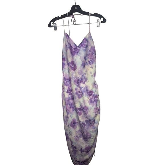 For Love and Lemons Zinnia Ganni Printed Midi Dress Sleeveless M Medium - Picture 3 of 8